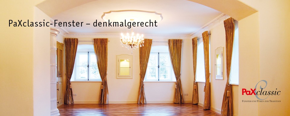 PaXclassic-Fenster - denkmalgerecht